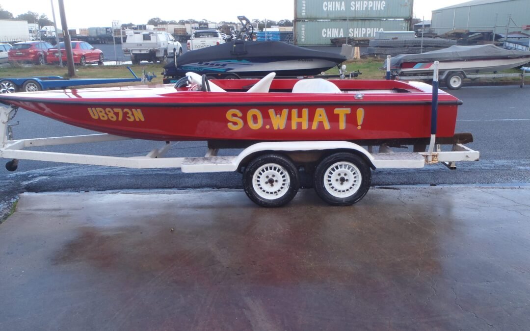 1989 THOROUGHBRED Ski Boat – $4,500